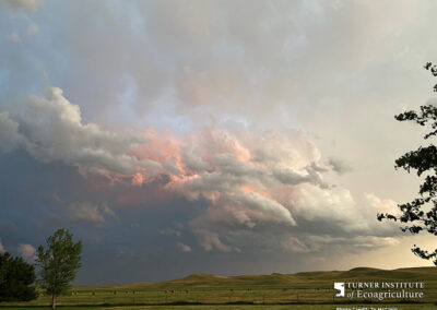 Clouds over McGinley Ranch - Turner Institute of Ecoagriculture